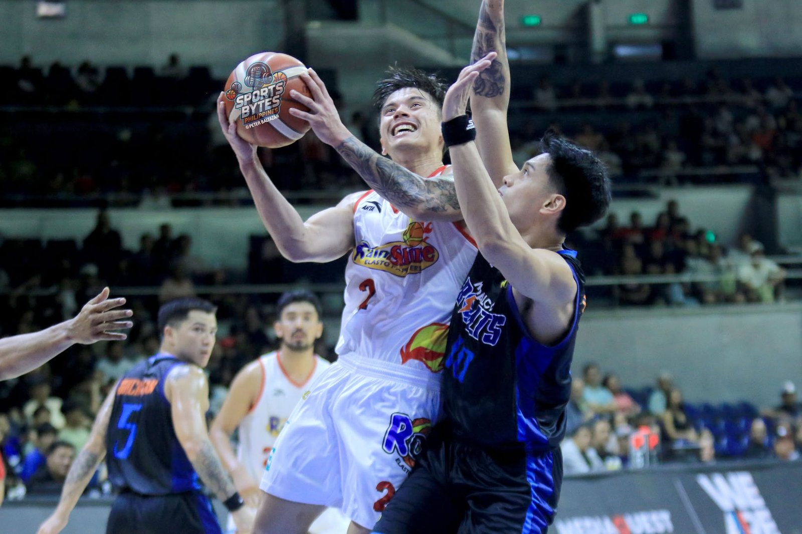 Felix Lemetti leads the Elasto Painters with a strong performance off the bench [photo credit: Peter Baltazar]