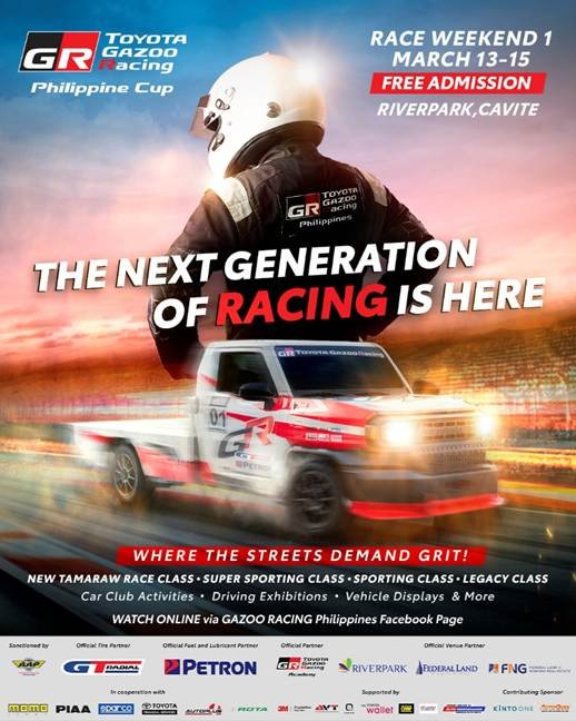 From the Tamaraw OMR debut to interactive fan zones, the TGR Philippine Cup promises adrenaline-packed racing action from March 13-15.