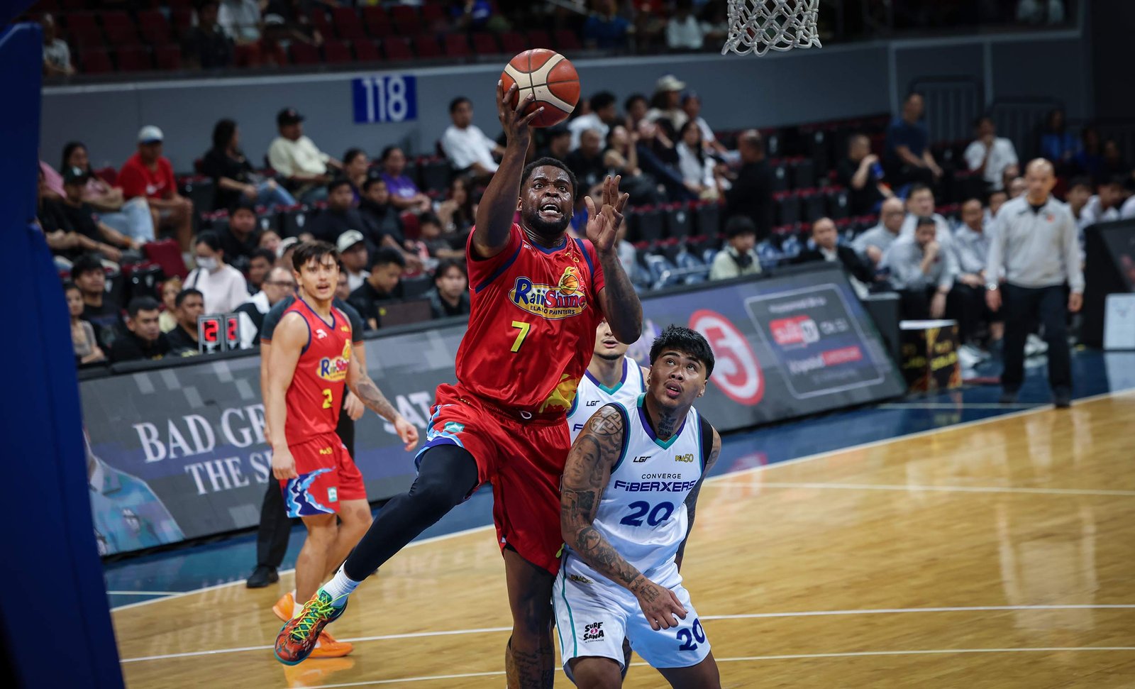 Jaylen Johnson with a dominant 35-point, 21-rebound performance [PBA Images]