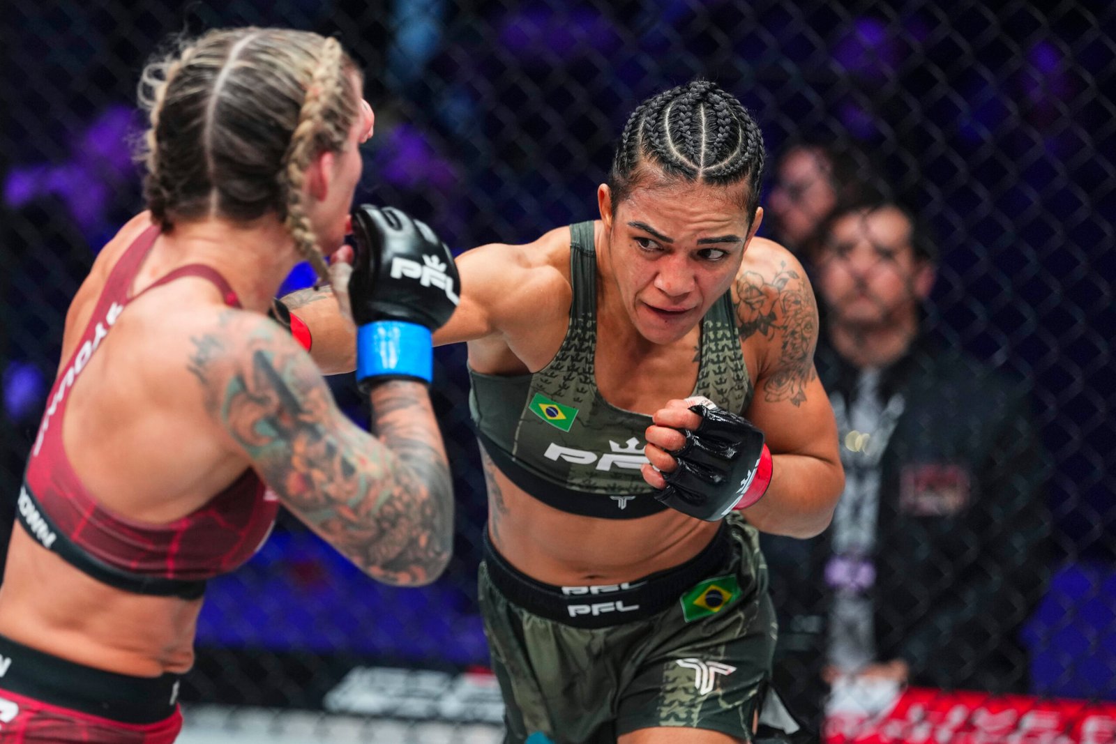 Viviane Araujo made her PFL debut look easy with a dominant win over Shanna Young. [PFL photo]