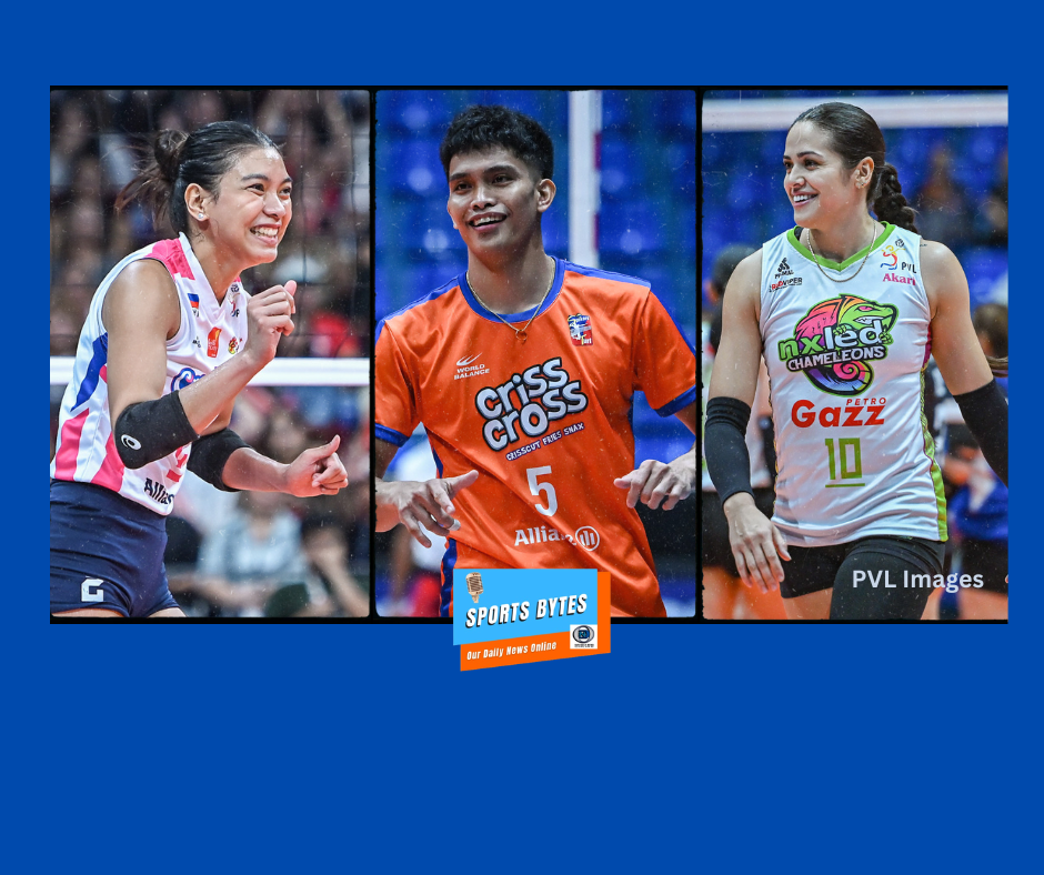 L-R: Alyssa Valdez, Jude Garcia and Brooke Van Sickle [PVL Images]