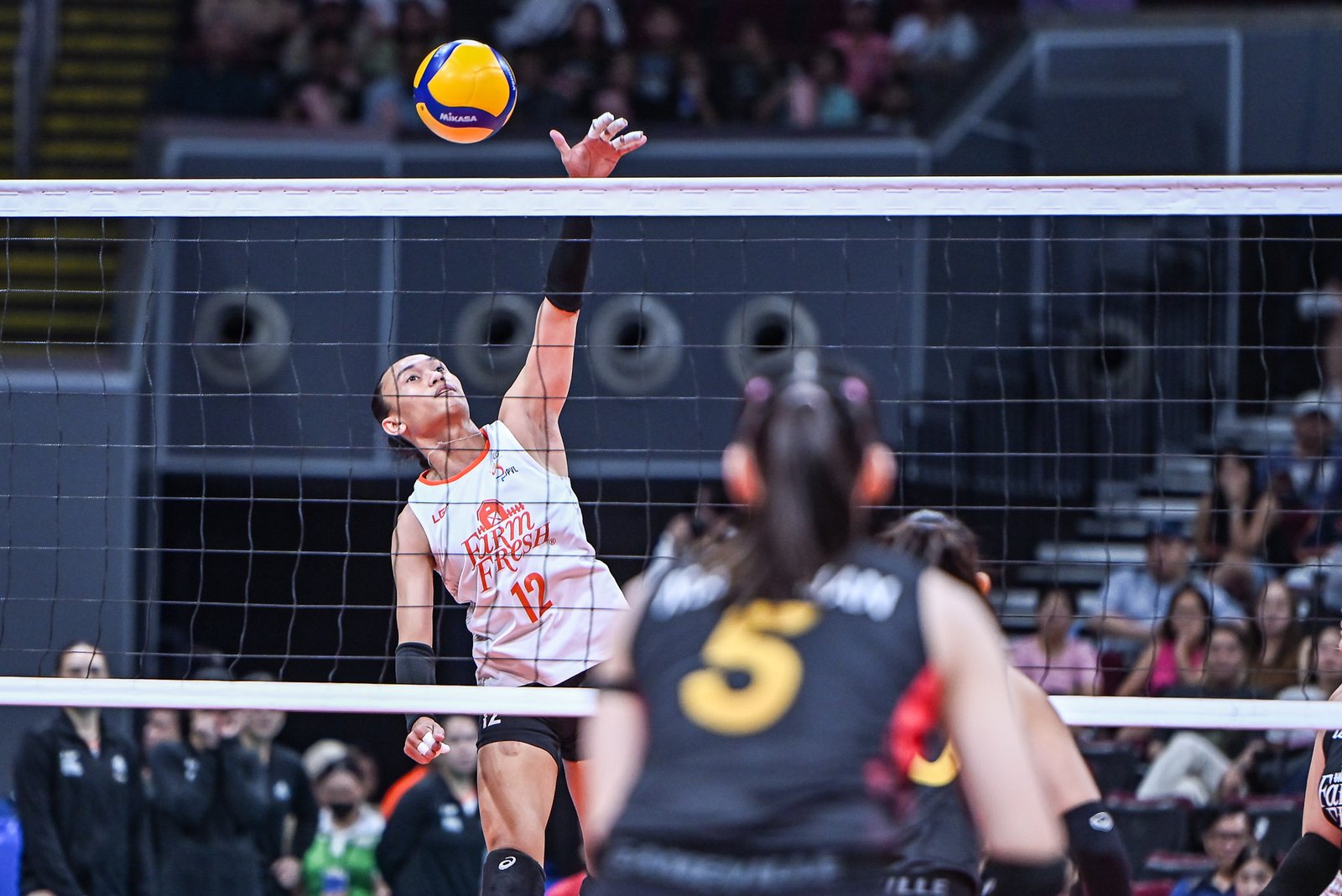 Trisha Tubu powers Farm Fresh with a 28-point performance. [PVL Images]