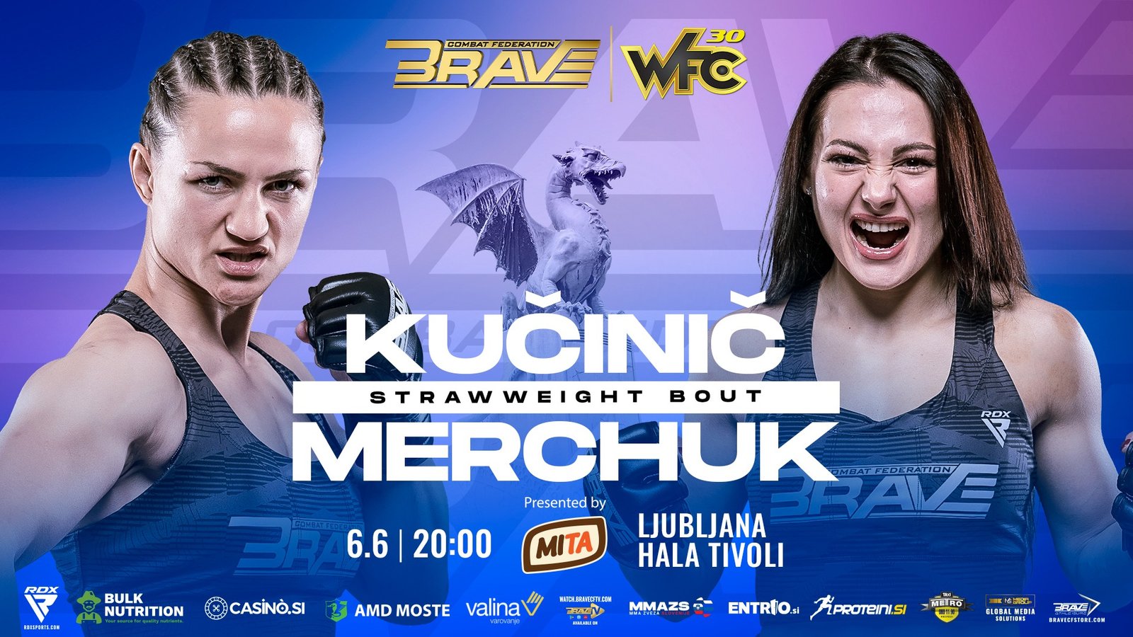 Women’s MMA clash added to BRAVE CF card