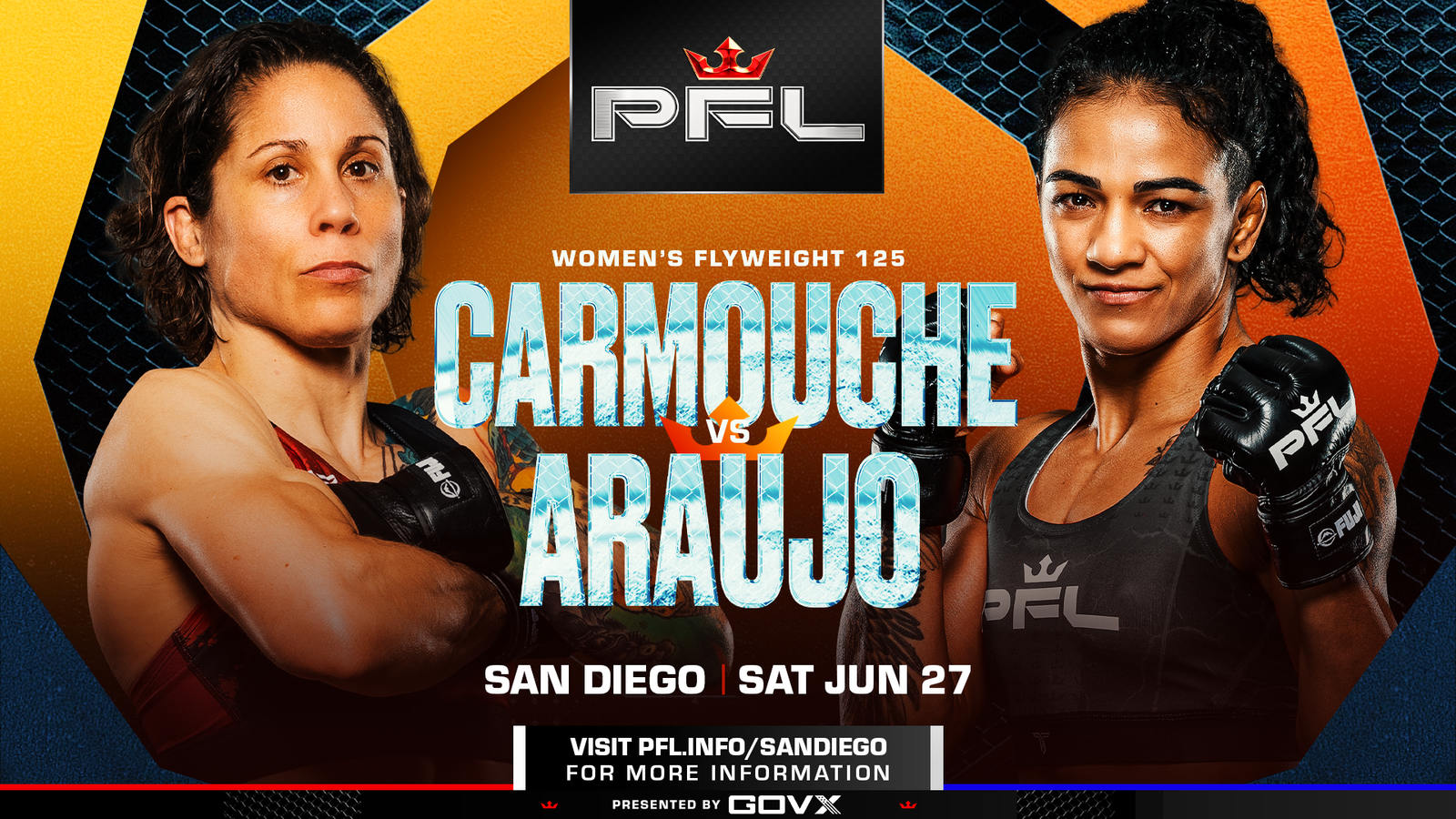 Liz Carmouche prepares for her PFL San Diego co-main event against Viviane Araújo at Pechanga Arena San Diego ahead of fight night on June 27.