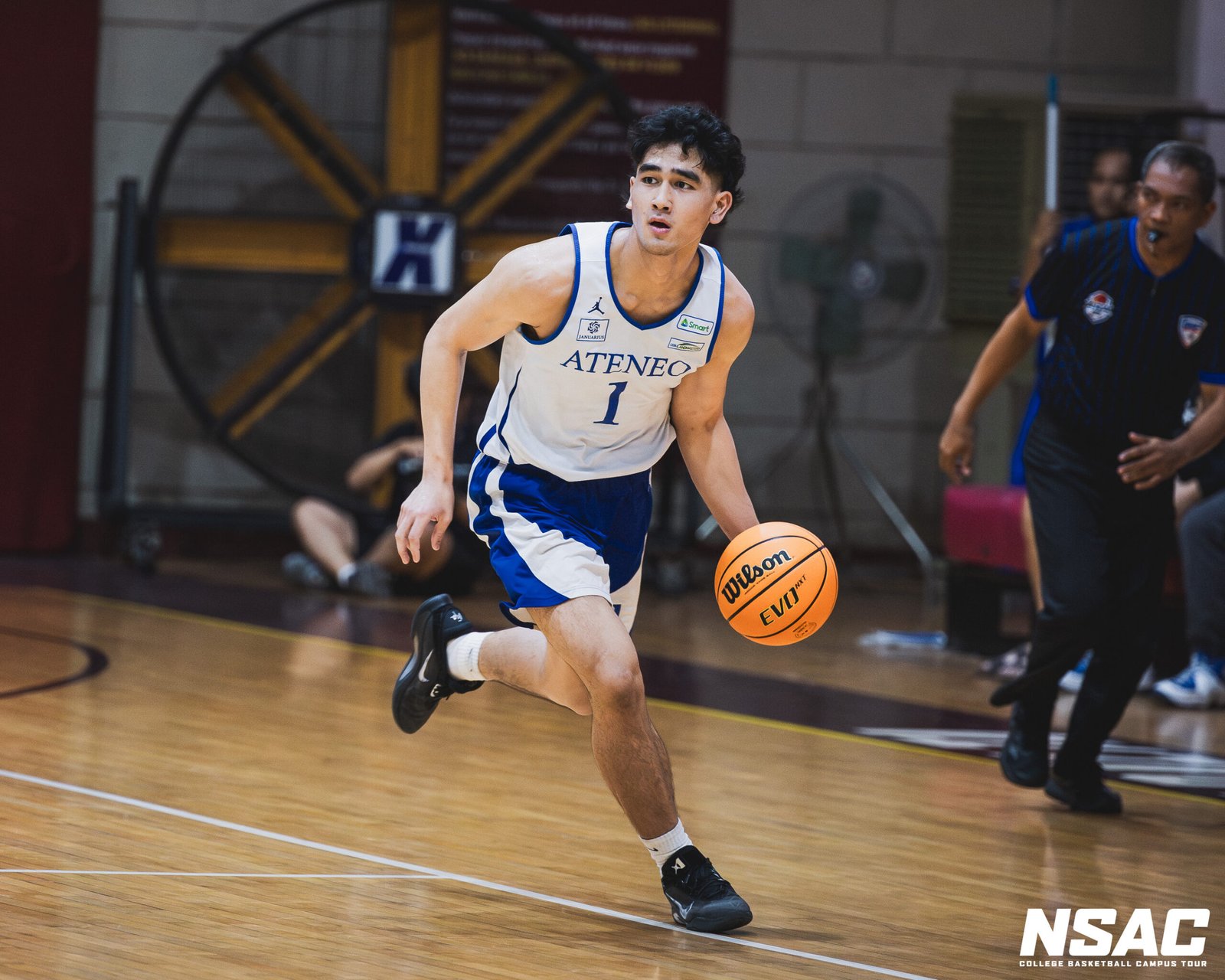 Kiefer Alas of Ateneo in action against Mapua during their Round of 16 game. [NSAC photo]