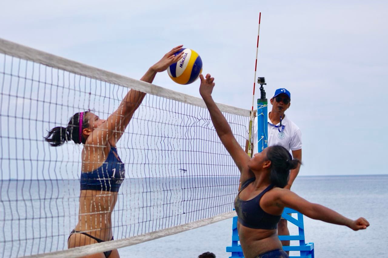 Pauline Gaston during the 2018 Gran Ola leg. Gaston will be paired with Doromal for Capital1 in the Sipalay Open this weekend. [BVR photo]