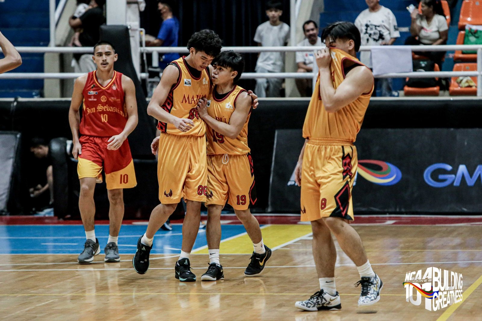 Mapua University Red Robins debut in PYBC Season 2 Under-18 basketball action at Villar Coliseum.