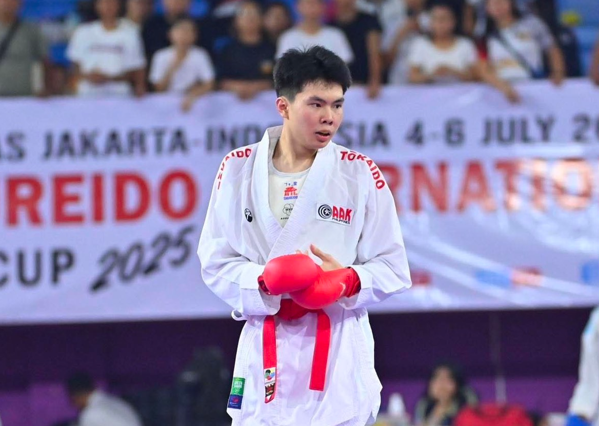Zian Alexander Sing eyes gold in Karate One Youth League [PSC photo]