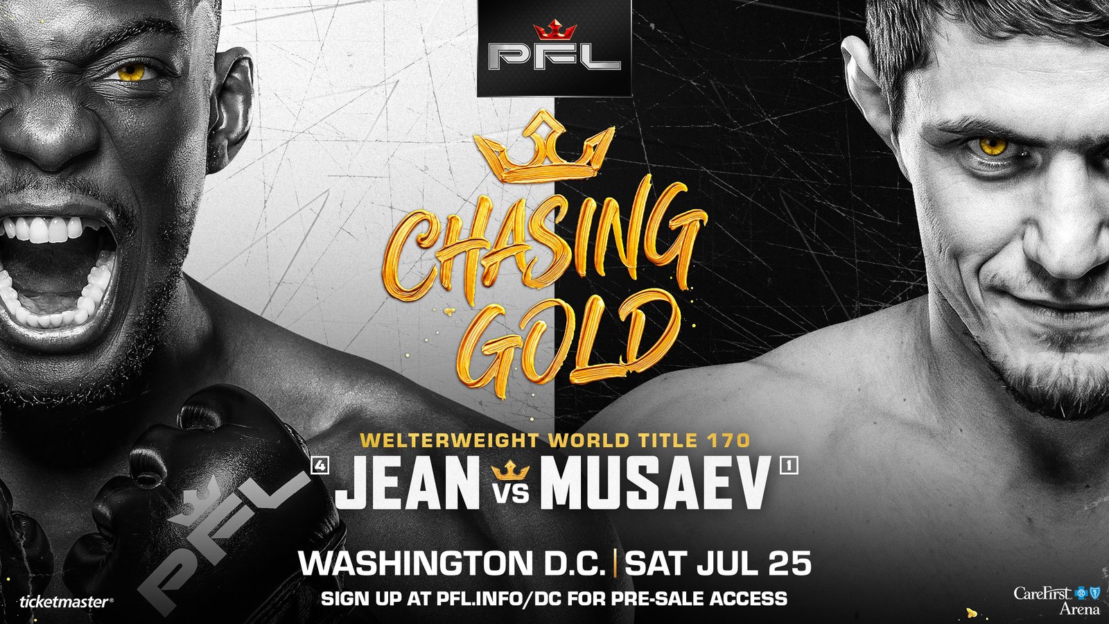 Thad Jean faces Shamil Musaev for the vacant PFL welterweight title on July 25.