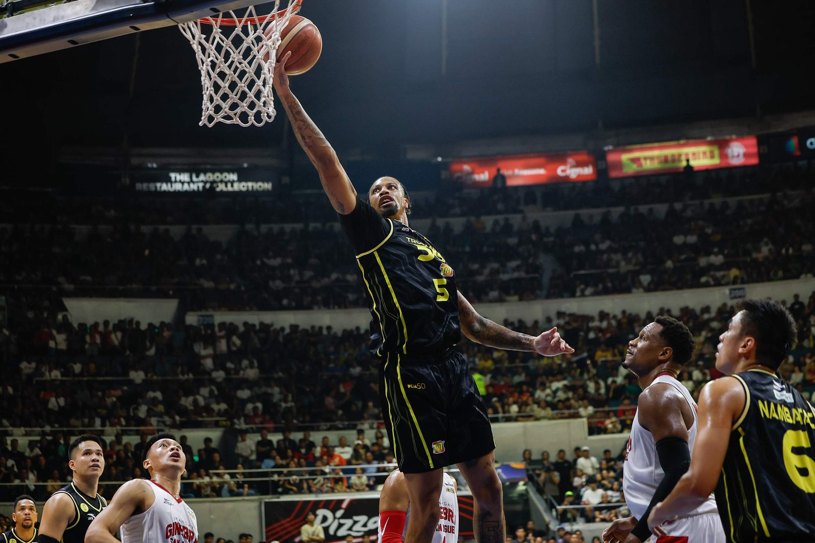 A 53-point masterpiece from Chris McCullough kept TNT's title hopes alive and sent the Commissioner’s Cup Finals the distance. [PBA Images]