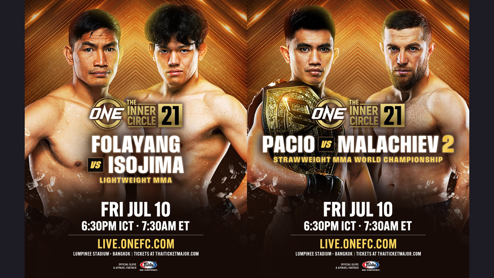 Philippine MMA takes center stage with Joshua Pacio and Eduard Folayang on the card.