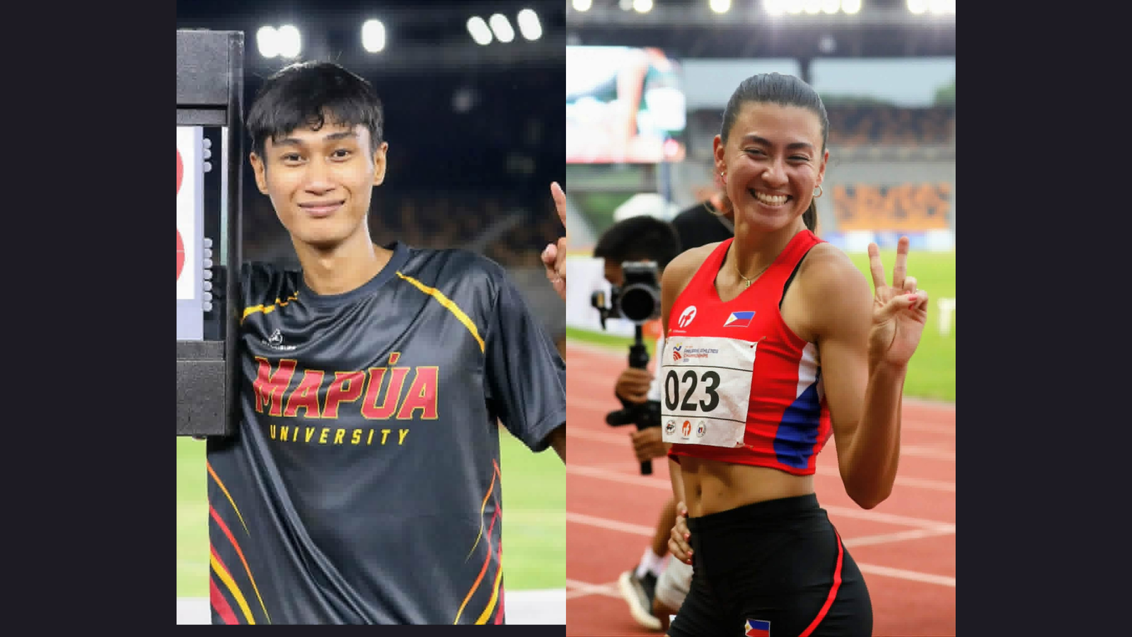Lauren Hoffman completed a hurdles sweep while Leonard Grospe delivered a record-breaking performance in New Clark City.