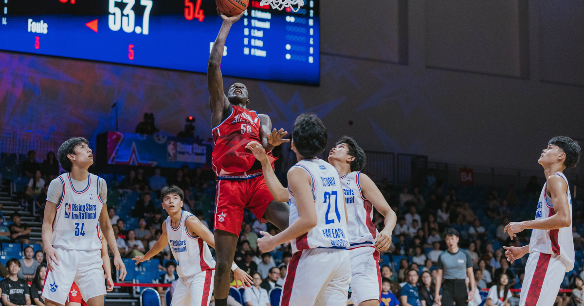 Despite their efforts down the wire, theFEU-Diliman Baby Tamaraws were
eliminated from the 2026 NBA Rising
Stars Invitational by Tottori Johoku High
School, 81-75.