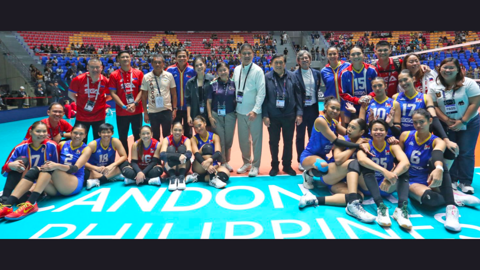 Alas Pilipinas during AVC Women’s Volleyball Cup match action in Candon City