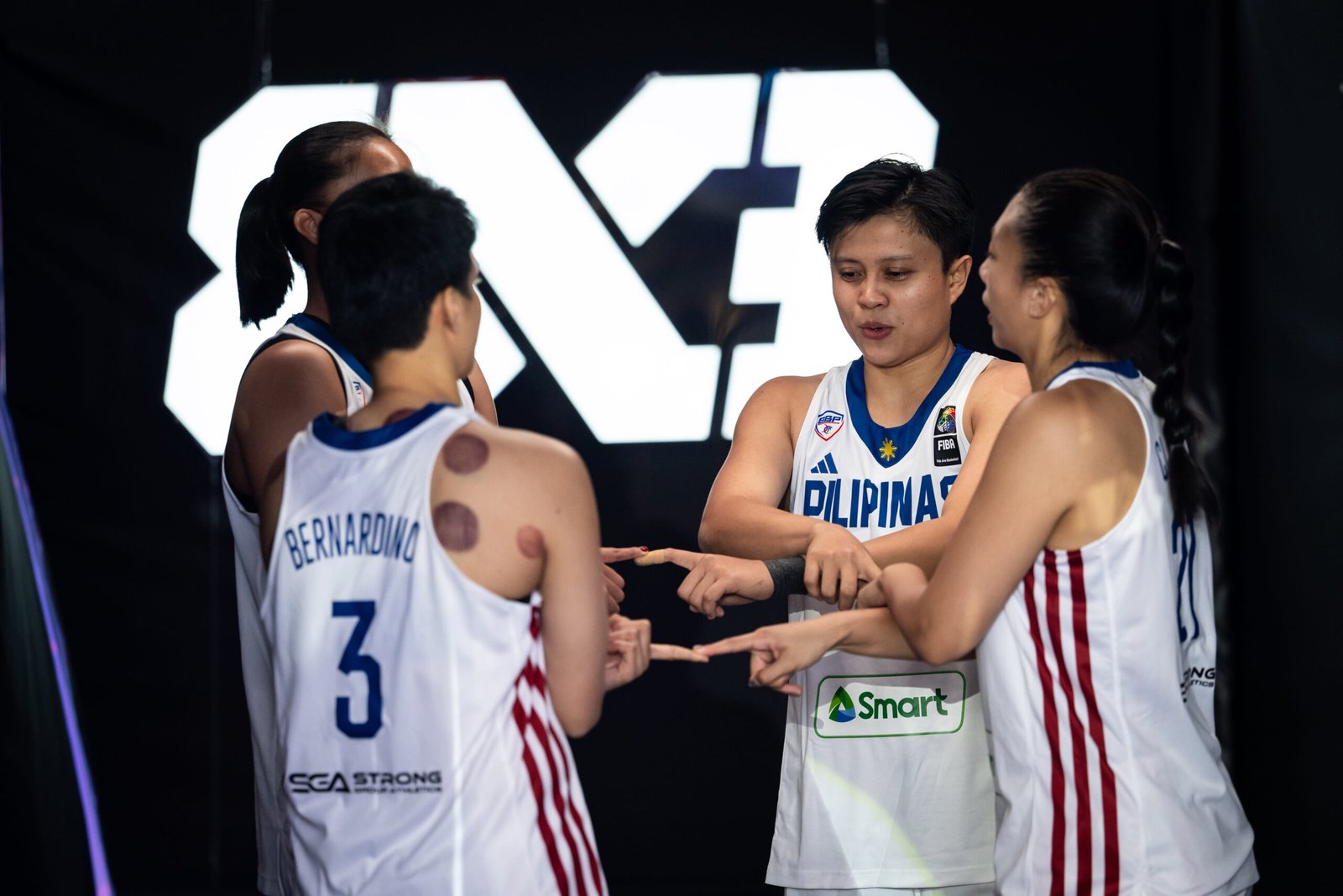 Members of Gilas Pilipinas 3x3 Women during the FIBA 3x3 World Cup 2026. [SBP photo]