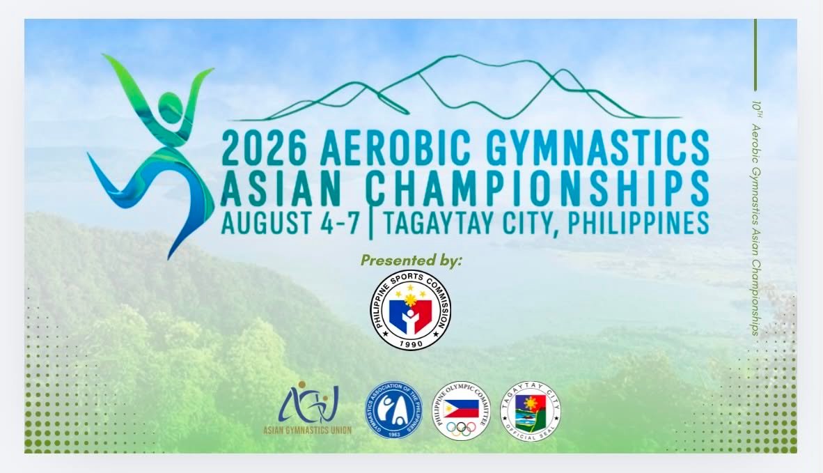 Athletes from 11 nations will compete at the Senior Aerobic Gymnastics Asian Championships.