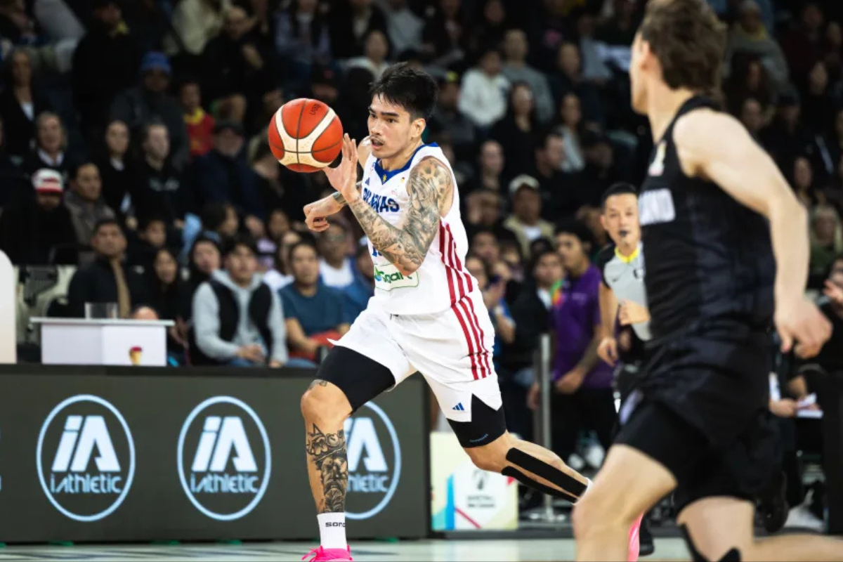 Kevin Quiambao scored a game-high 23 points for Gilas Pilipinas against the Tall Blacks. [FIBA.com photo]