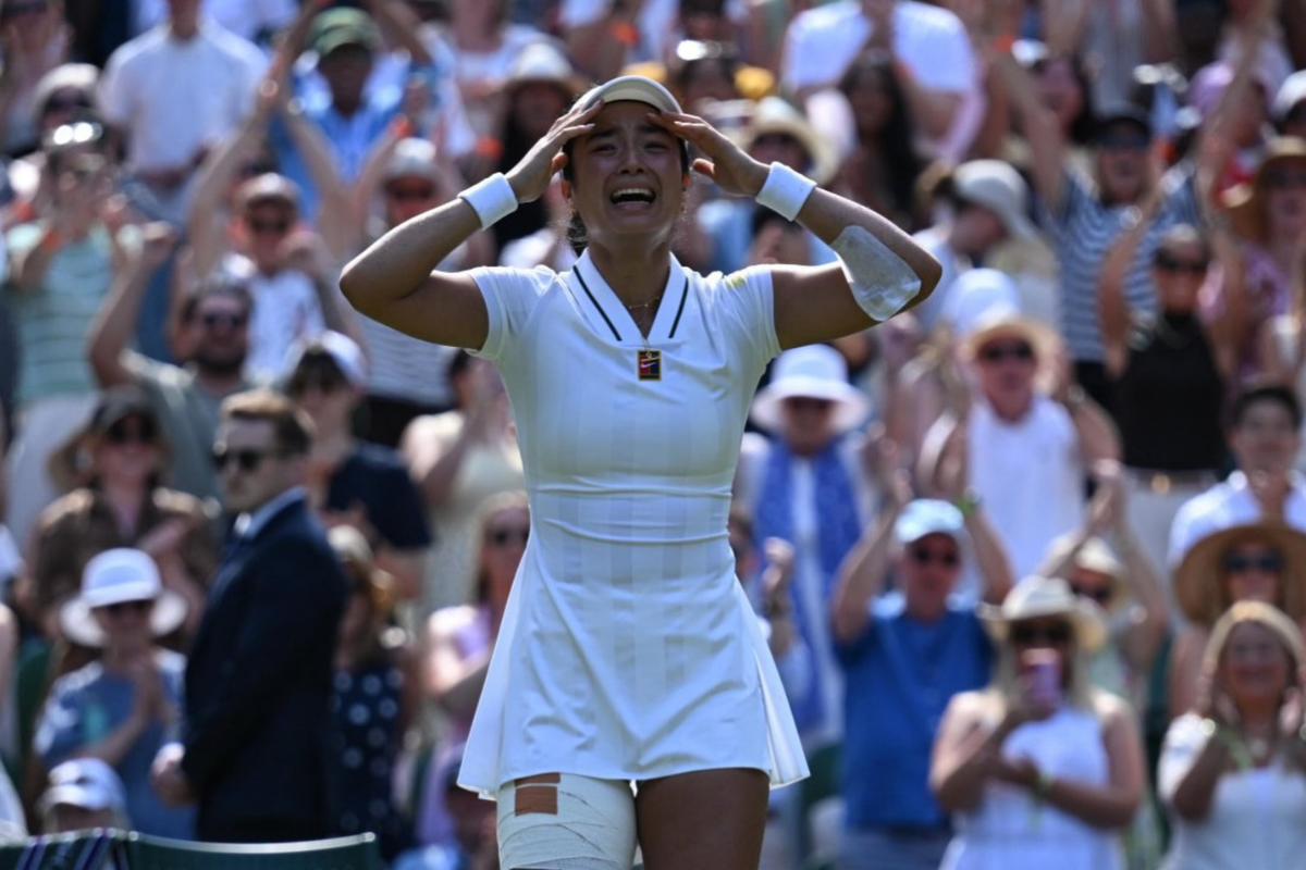 Alexandra Eala became the first Filipino player to reach the Wimbledon fourth round. [WTA Instagram]