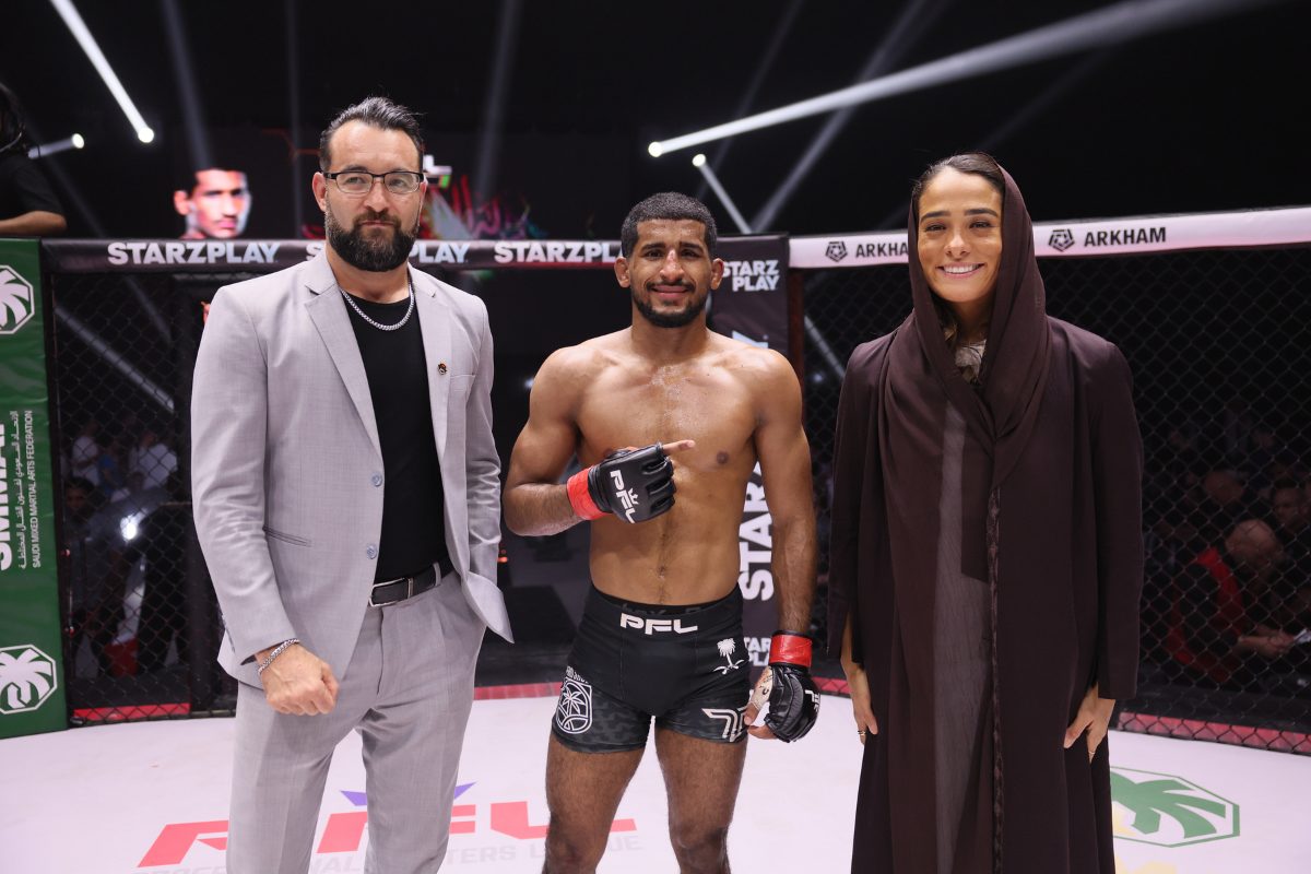 Malik Basahel remained unbeaten with a victory at PFL MENA Riyadh. [PFL photo]