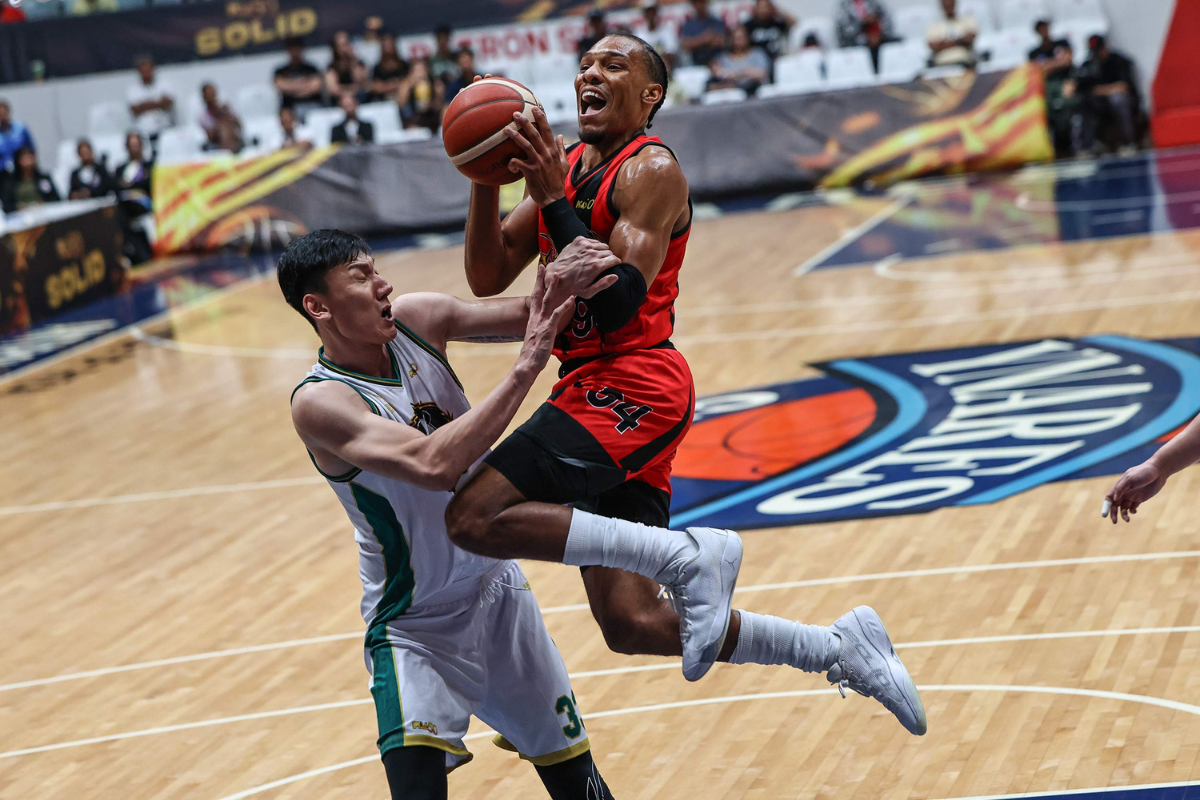 George King makes his San Miguel Beer debut during the PBA Governors' Cup against Macau. [PBA Images]
