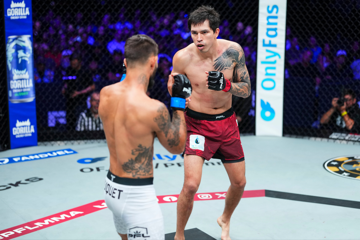 Jesus Pinedo def. Joey Ruquet via TKO (Round 1, 4:50) [PFL photo]