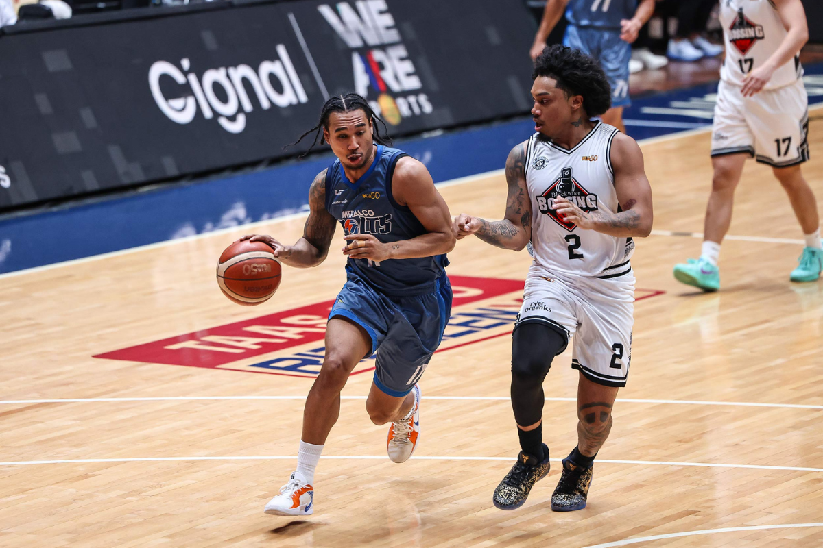 Chris Newsome delivered in crunch time as Meralco escaped Blackwater's furious comeback [PBA Images]