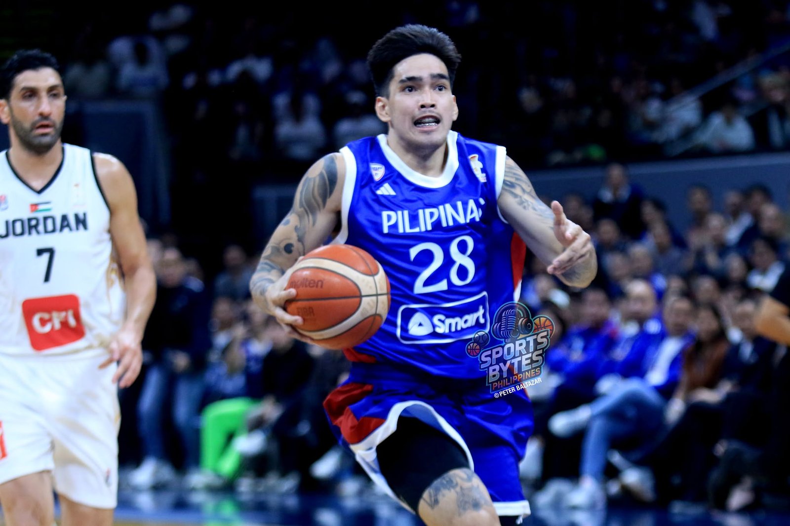Kevin Quiambao emerged as one of Gilas Pilipinas' key contributors in the overtime victory over Jordan. [photo credit: Peter Baltazar]