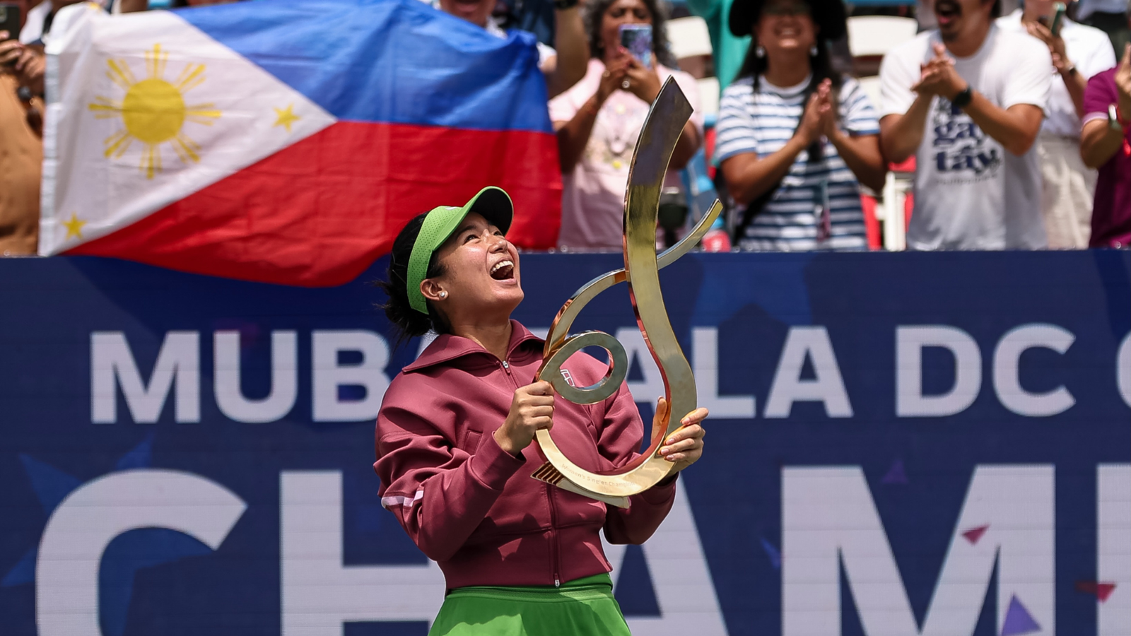 Alexandra Eala became the first Filipino player to win a WTA Tour singles championship. [WTA Instagram]