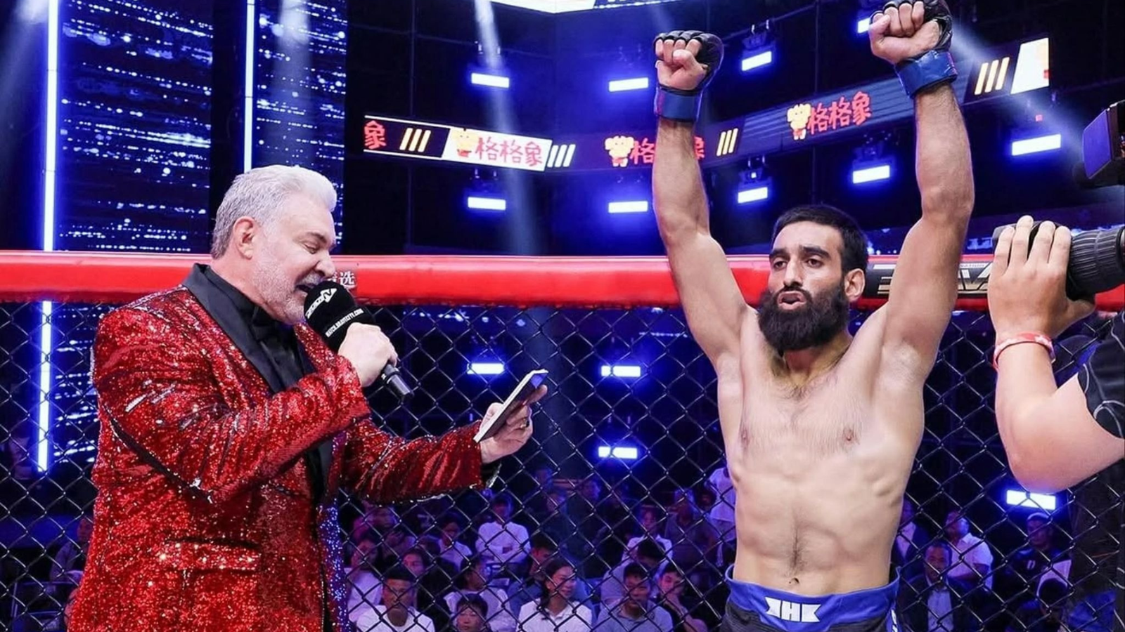 BRAVE CF Hall of Famer Carlos Kremer praised Owais Yaqoob's rise in international MMA.
