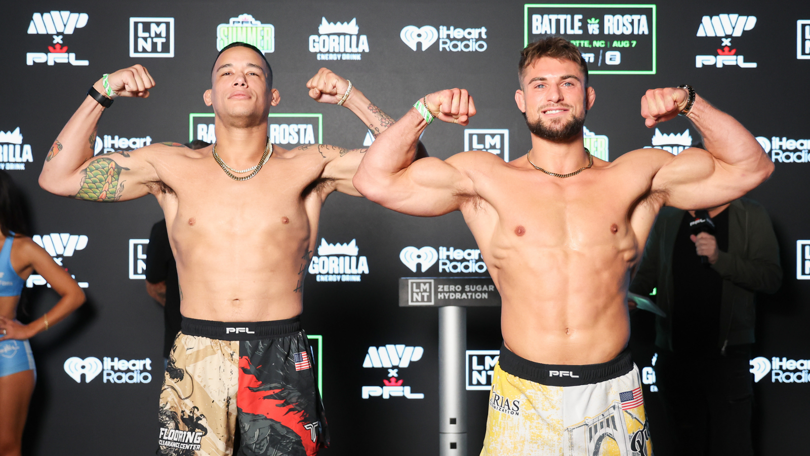 Bryan Battle and Dalton Rosta are ready to headline PFL Charlotte after successfully making weight.