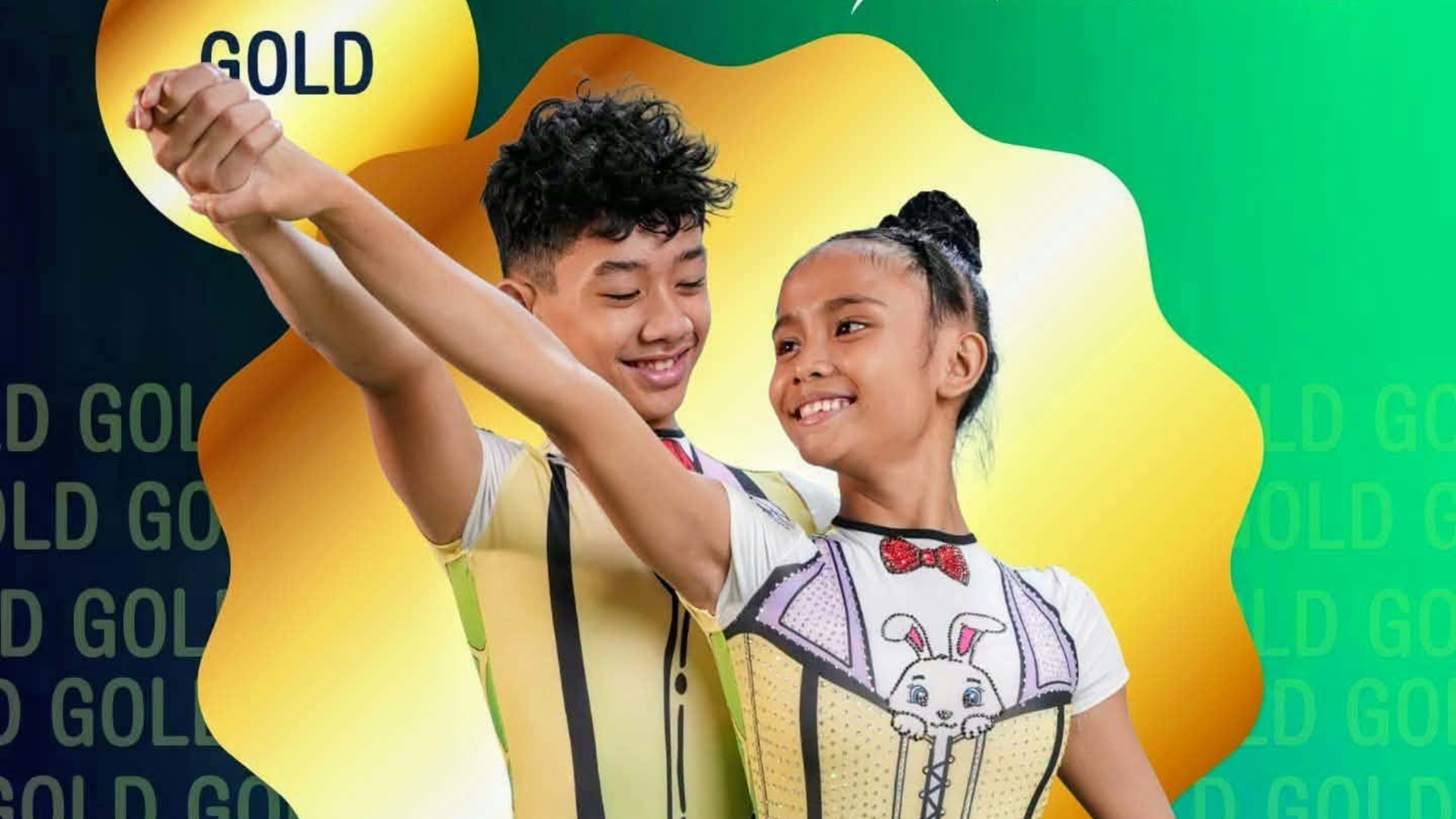 Rhimel Daniel Cabides and Antonette Amante won gold in the youth mixed pairs event.