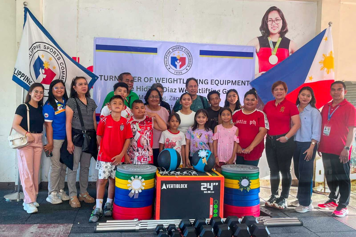 Young weightlifters continue their development at the Zamboanga City facility built by Hidilyn Diaz to support athletes in her hometown.