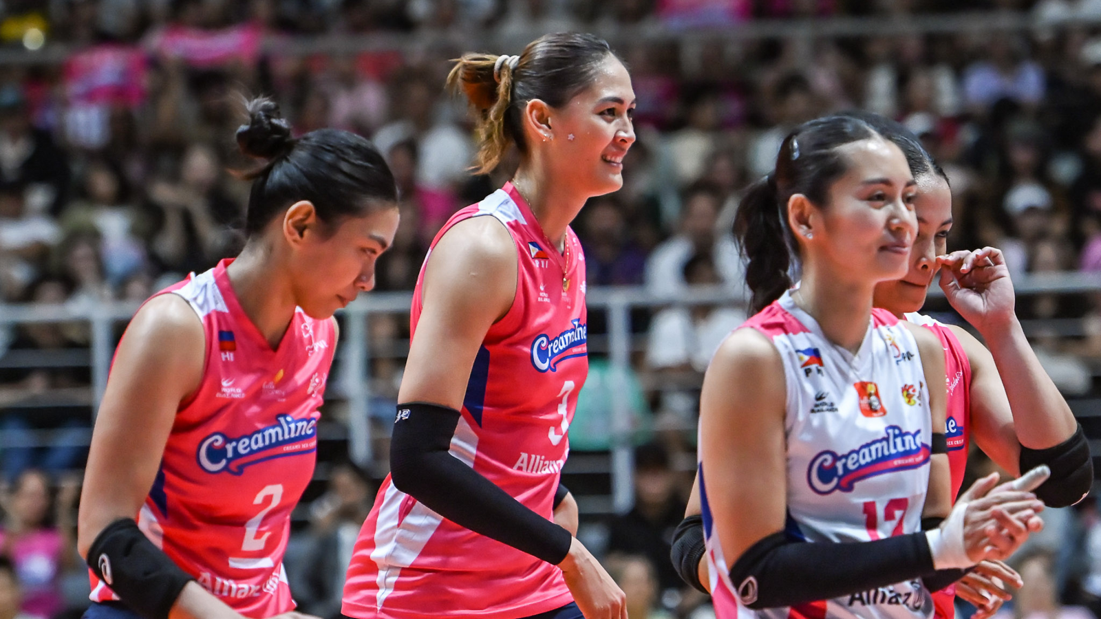 Jaja Santiago-Minowa marked her PVL return as Creamline faced Galeries Tower during the PVL On Tour stop in Victorias City. [PVL Images]