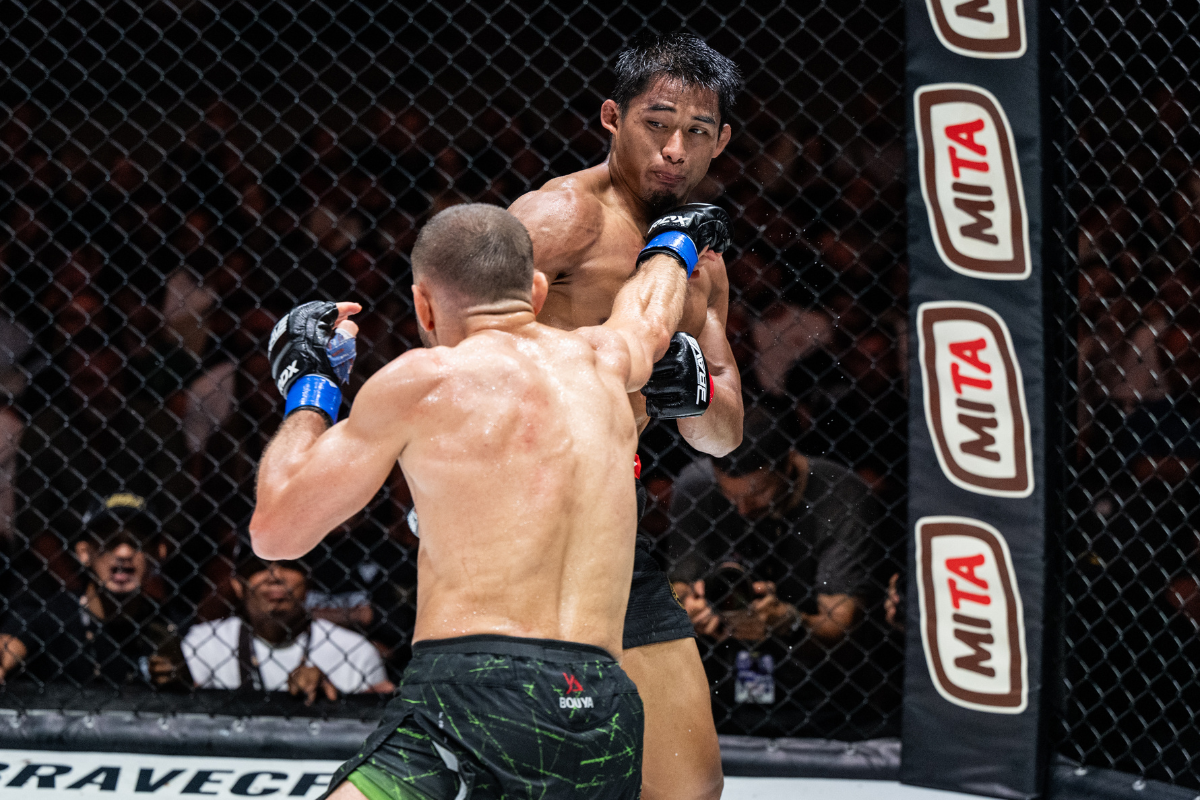Stephen Loman saw his unbeaten BRAVE CF record come to an end during his comeback fight. [BRAVE CF photo]