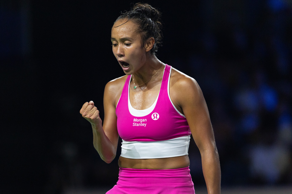 Leylah Fernandez advanced to the Singapore Tennis Open semifinals after defeating world No. 5 Mirra Andreeva, 6-2, 7-5. [photo credit: WTA | Ashok Kumar]