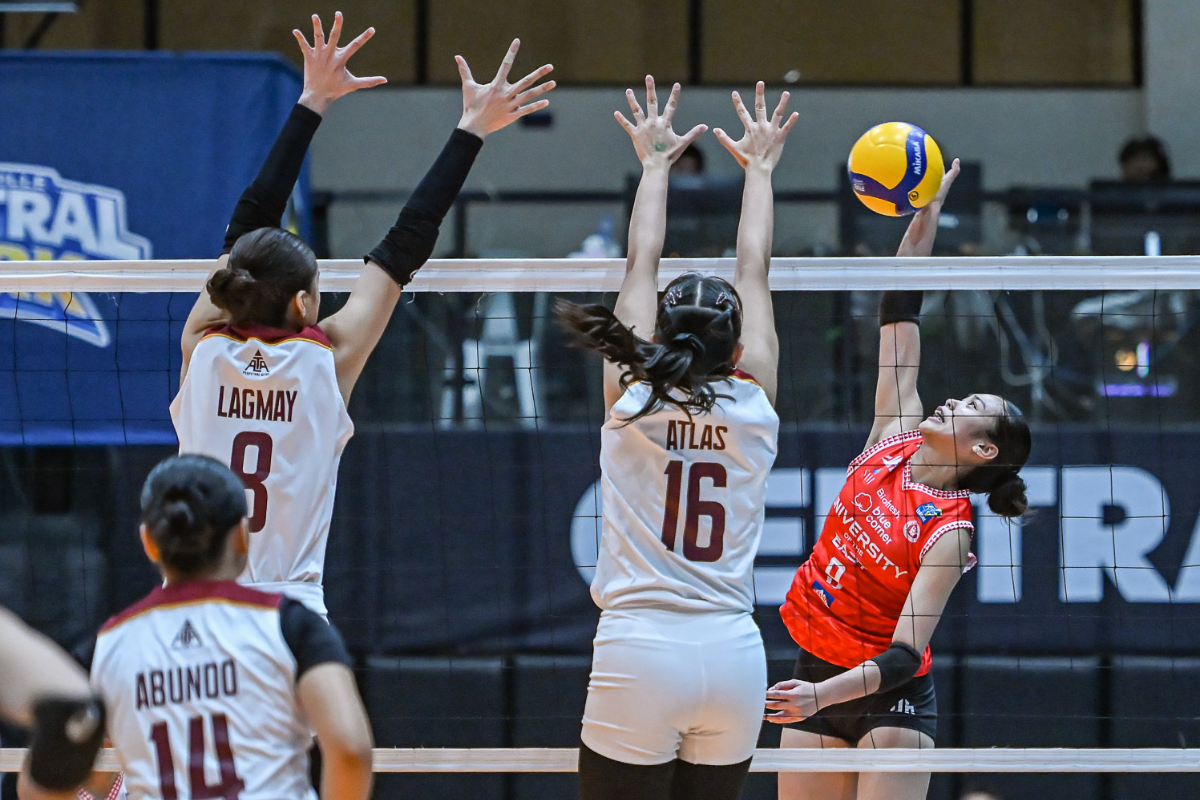 Janessa Buhay delivered 20 points and sparked UE's decisive fifth-set rally against Perpetual. [PVL Images]