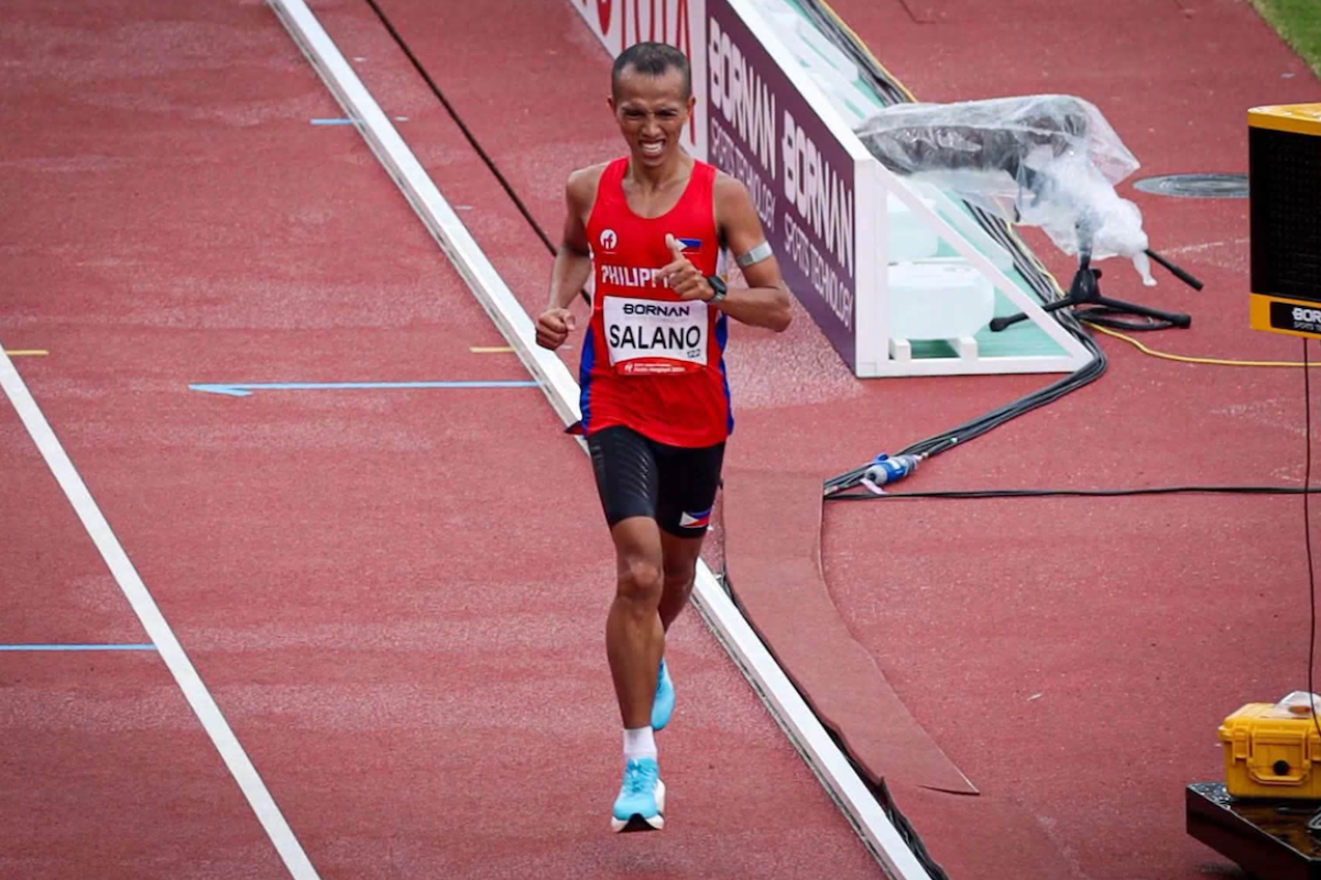 Richard Salaño completed the men's marathon at the 2026 Aichi-Nagoya Asian Games despite battling a prolonged flu and fever. [POC Media pool]
