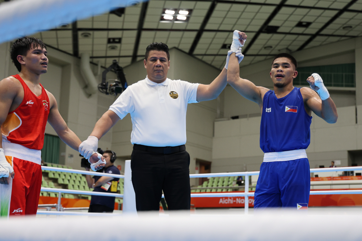 Carlo Paalam marked his return from a lengthy injury layoff with a 3-0 win at the 2026 Asian Games in Nagoya. [POC Media pool]