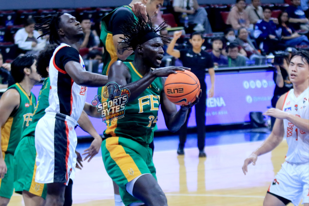 FEU's Mo Konateh posted 15 points and nine rebounds to lead the Tamaraws past UE at Mall of Asia Arena. [photo credit: Peter Baltazar]