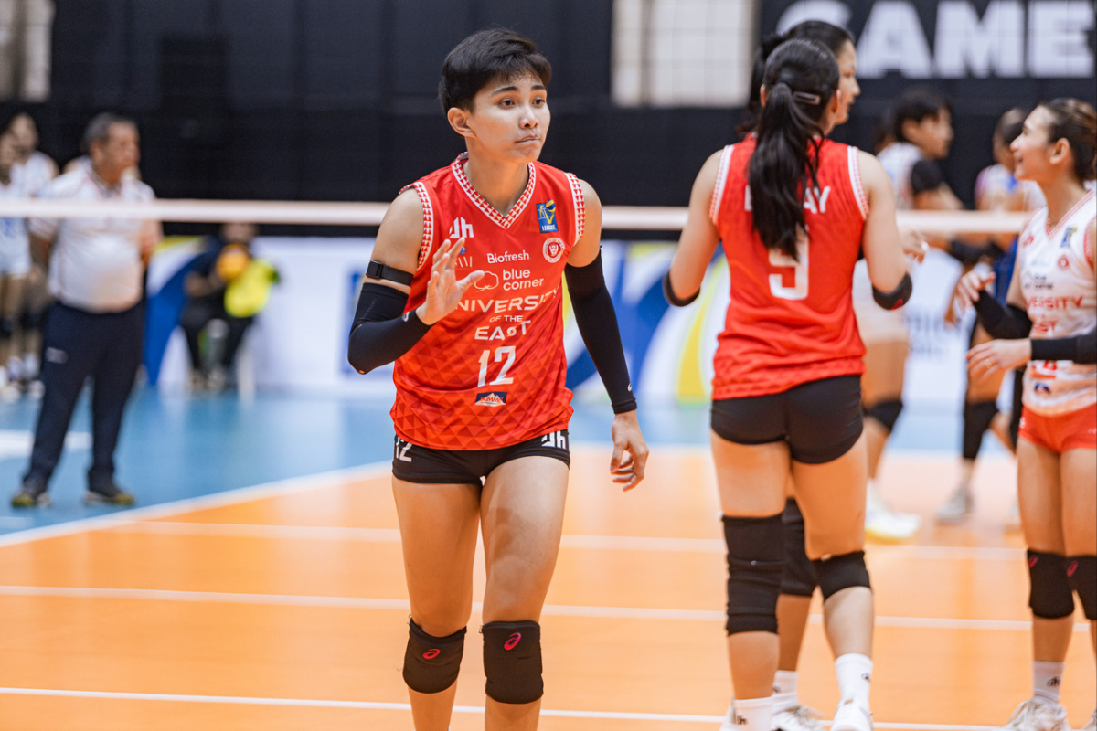 Van Bangayan carried much of UE's offense against Arellano while adding seven digs in the crucial V-League victory. [PVL Images]