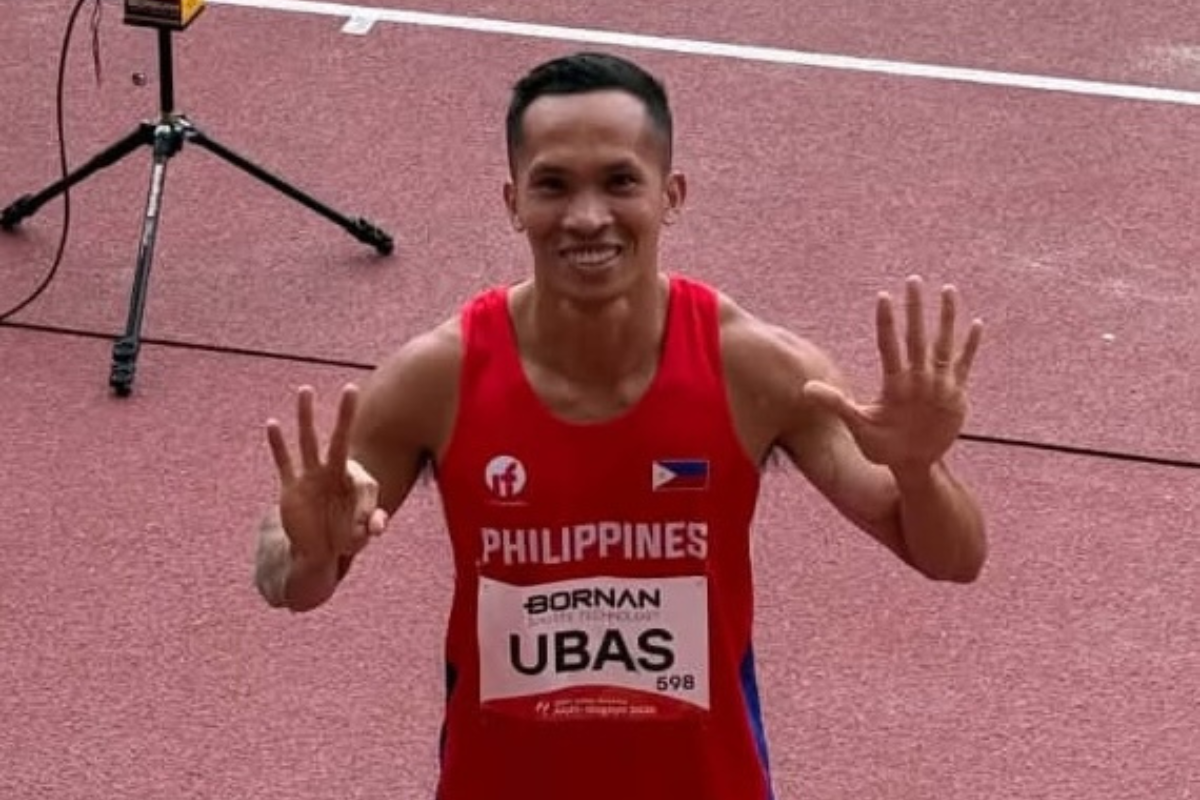 Ubas advances to his second consecutive Asian Games long jump final after finishing eighth in qualifying. [POC Media pool]