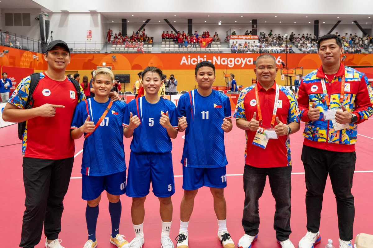 The Philippine women's sepak takraw team won historic silver after reaching its first Asian Games final in Aichi-Nagoya 2026. [POC Media pool]