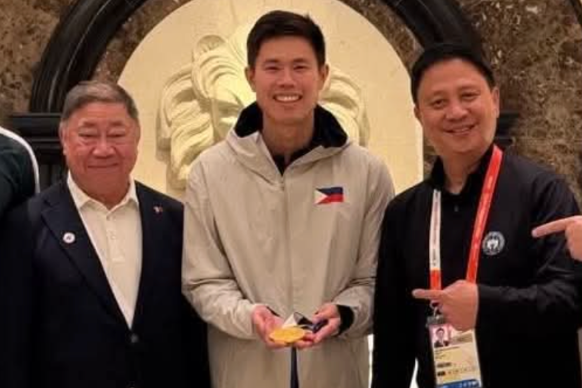 PATAFA president Terry Capistrano outlined plans to build a deeper and more competitive Philippine track and field team. [POC Media pool]