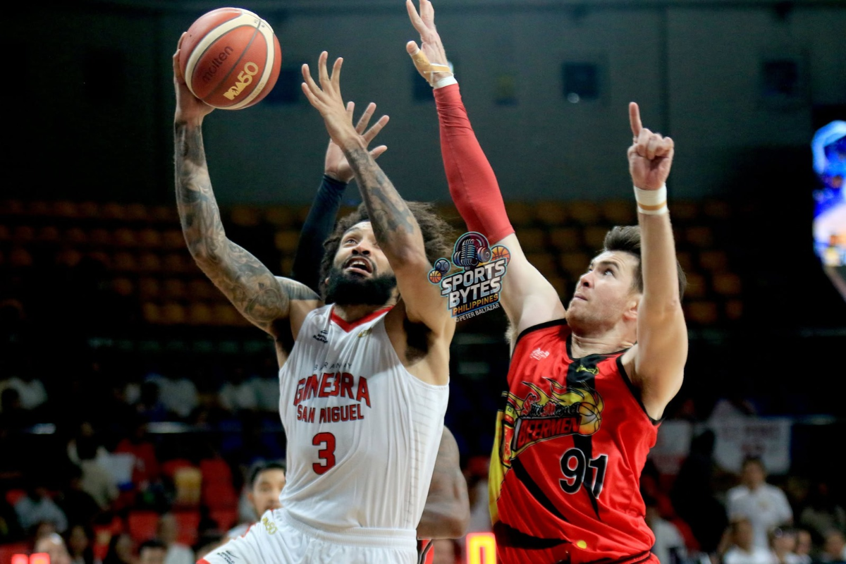 Jordan Murphy led Ginebra with 33 points, 10 rebounds and nine assists in the Gin Kings’ 27-point win over San Miguel. [photo credit: Peter Baltazar]