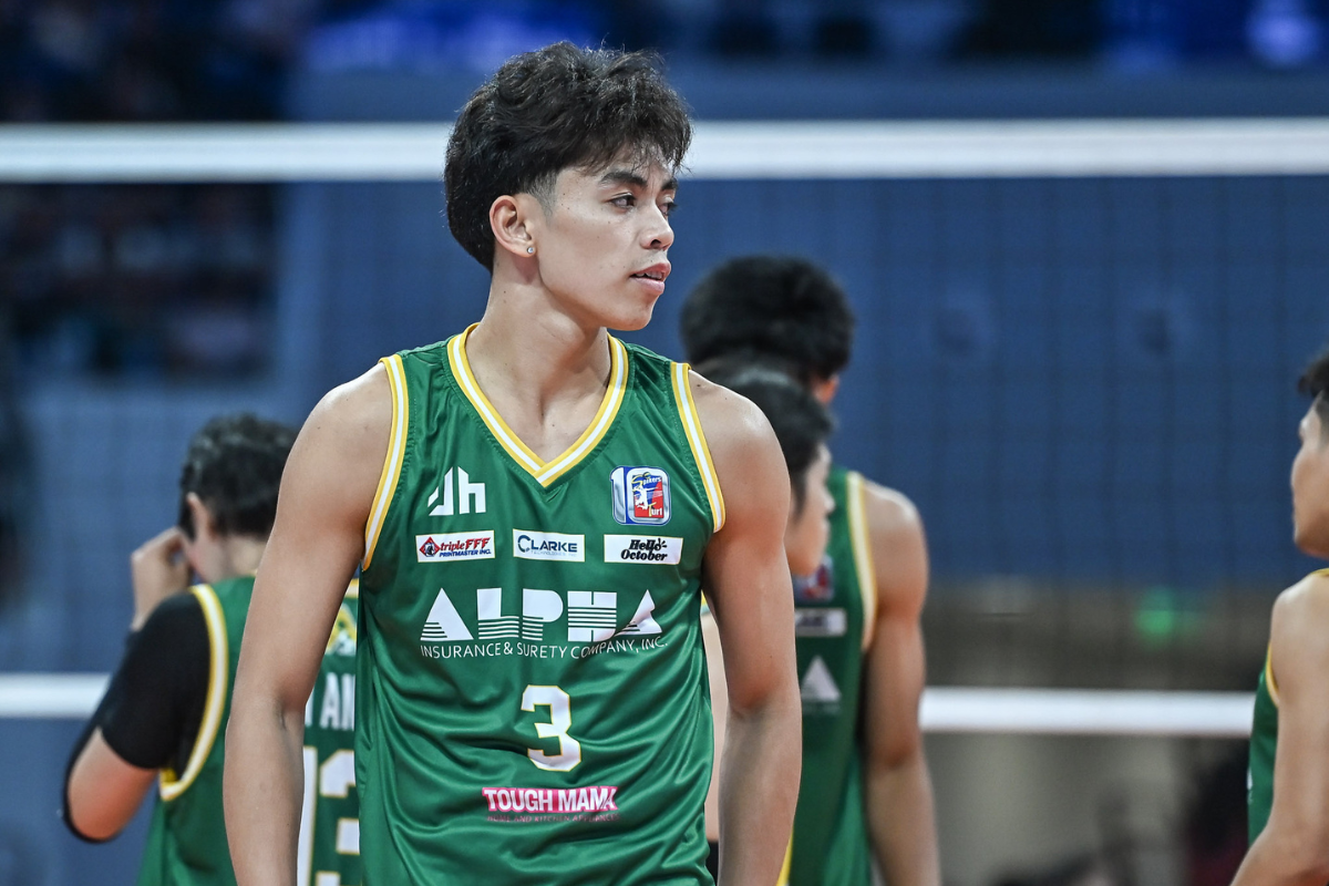 Axel Van Book earned Spikers' Turf Player of the Week honors after leading Alpha Insurance to a five-set victory over Savouge. [PVL Images]