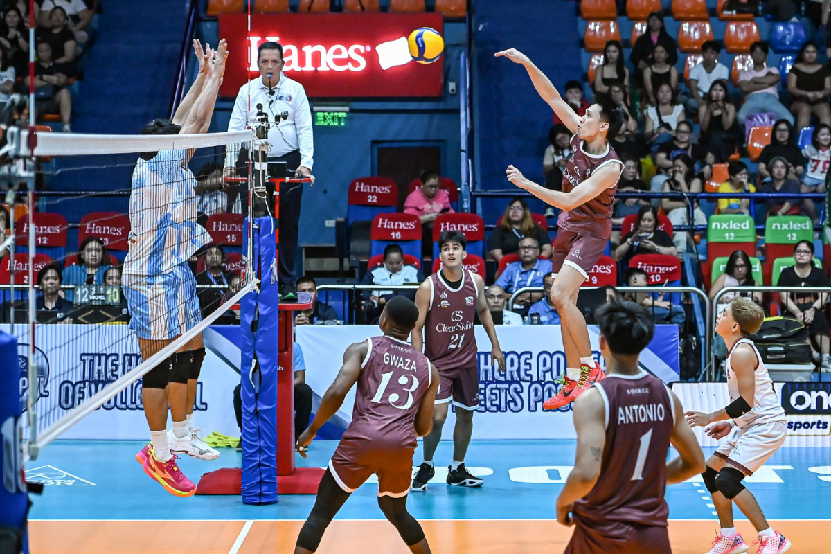 JM Ronquillo scored a conference-best 24 points to lead ClearSkiiin's comeback from two sets down against VNS-Laticrete. [PVL Images]
