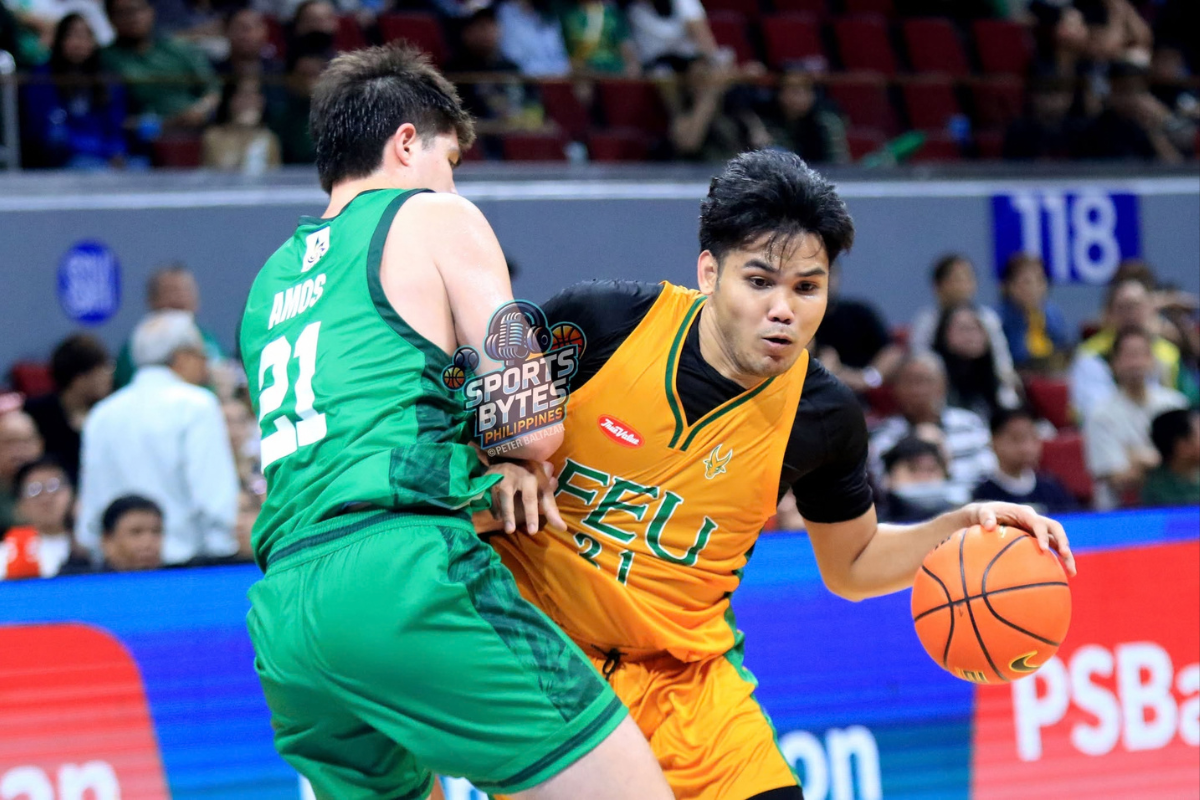 Kirby Mongcopa led FEU with 20 points in its 90-78 victory over defending champion La Salle in UAAP Season 89. [photo credit: Peter Baltazar]