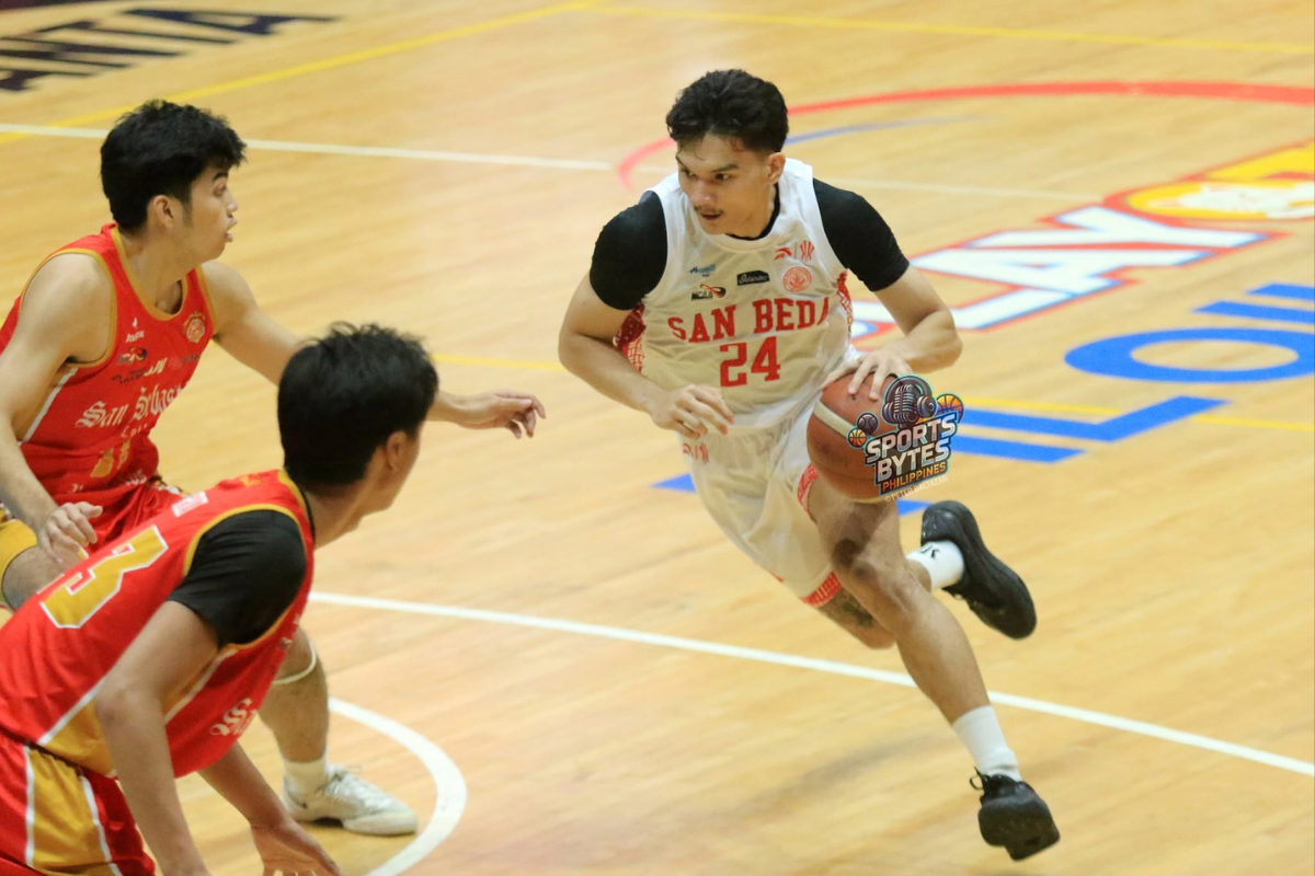Sean Aldous Torculas led San Beda with 18 points in its 30-point victory over San Sebastian. [photo credit: Peter Baltazar]