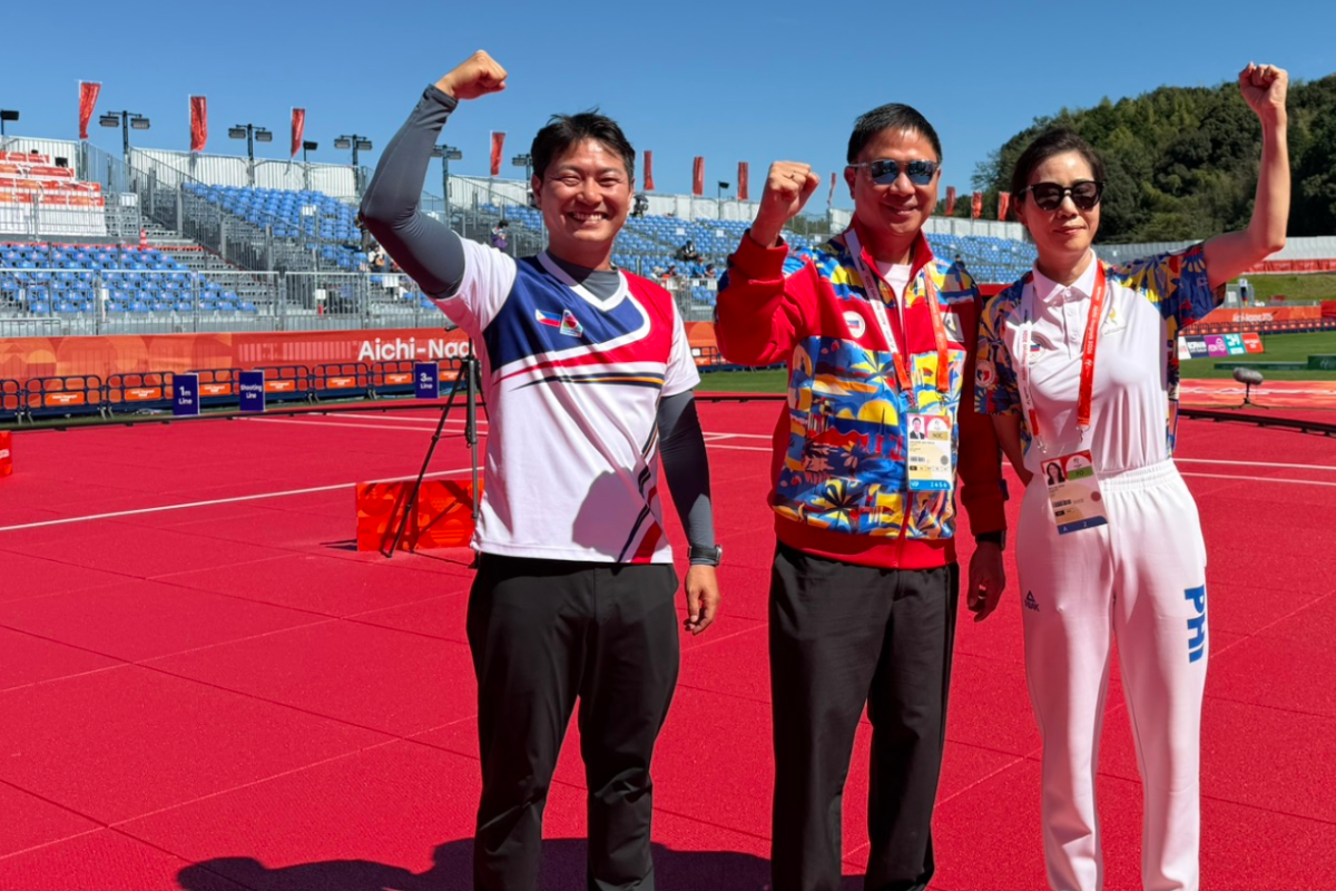 PSC chairman Patrick Gregorio praised Team Philippines for winning medals across 18 to 19 sports at the Aichi-Nagoya Asian Games. [POC Media pool]