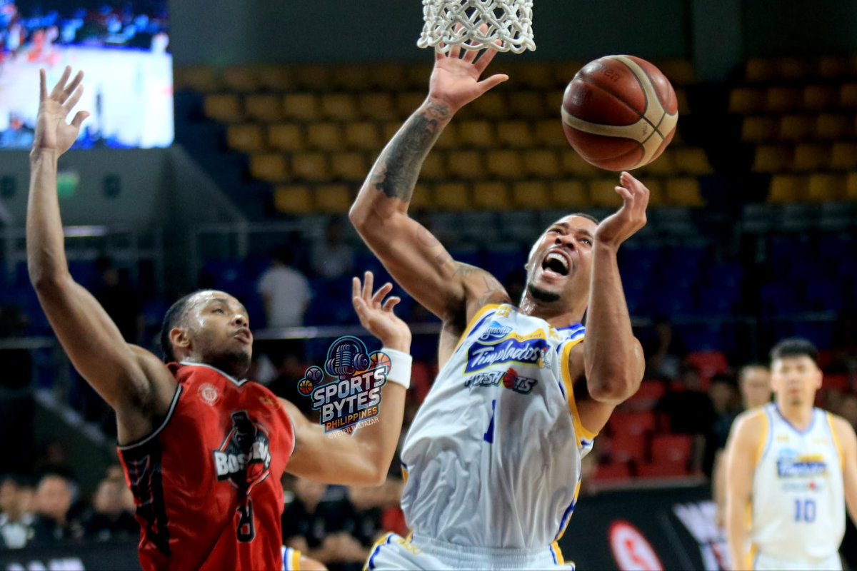 KJ Buffen posted 24 points and 20 rebounds to help Magnolia hold off Blackwater and strengthen its position in the PBA Governors' Cup standings. [Peter Baltazar photo]